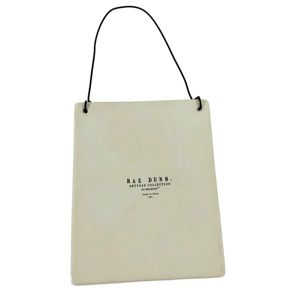 Rae Dunn St Patricks Day Sign Pot of Gold Wall Hanging Art Ceramic Plaque Home - Picture 2 of 9